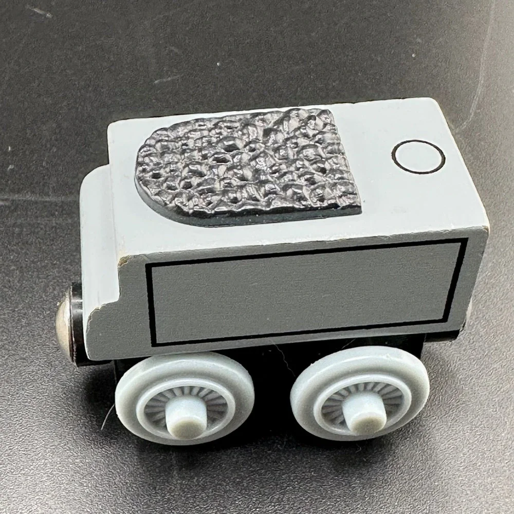 Thomas Wooden Railway Spencer's Tender Silver Coal Car 2003 Learning Curve Train